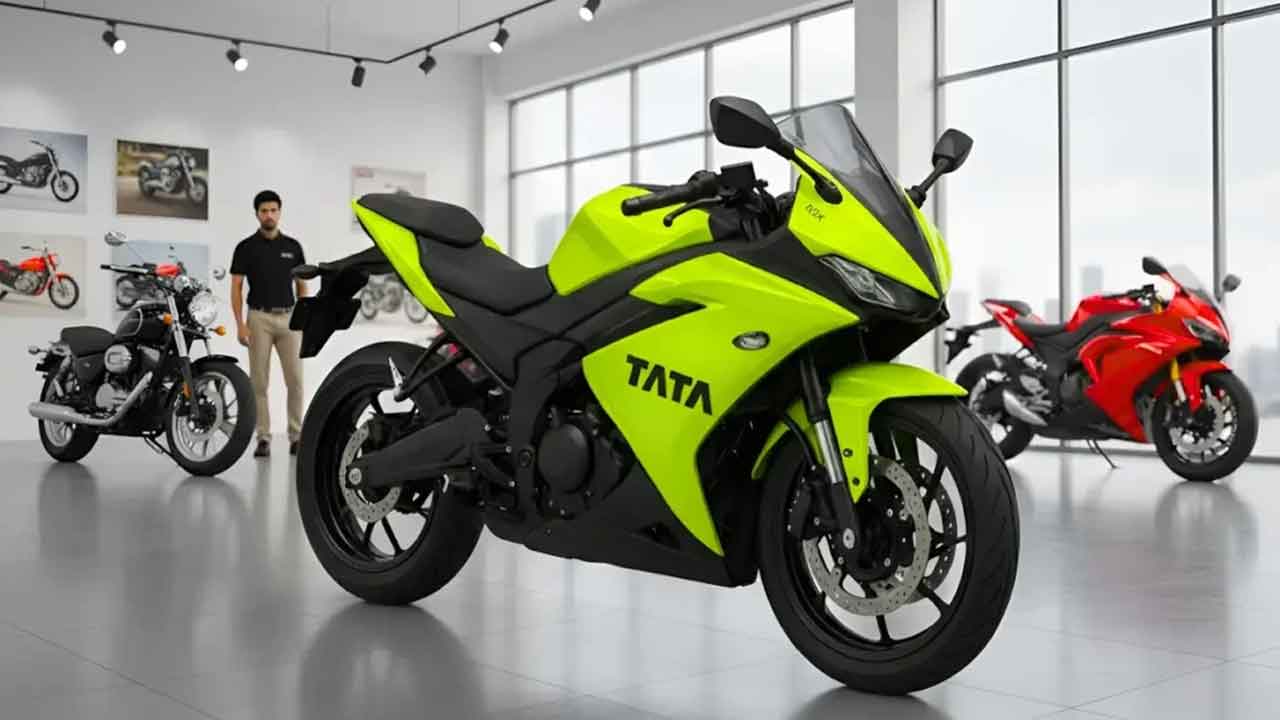 Tata की 300cc Sport Bike सिर्फ ₹22,890 में! 42KM/L माइलेज और ABS फीचर से मचाएगी धमाल